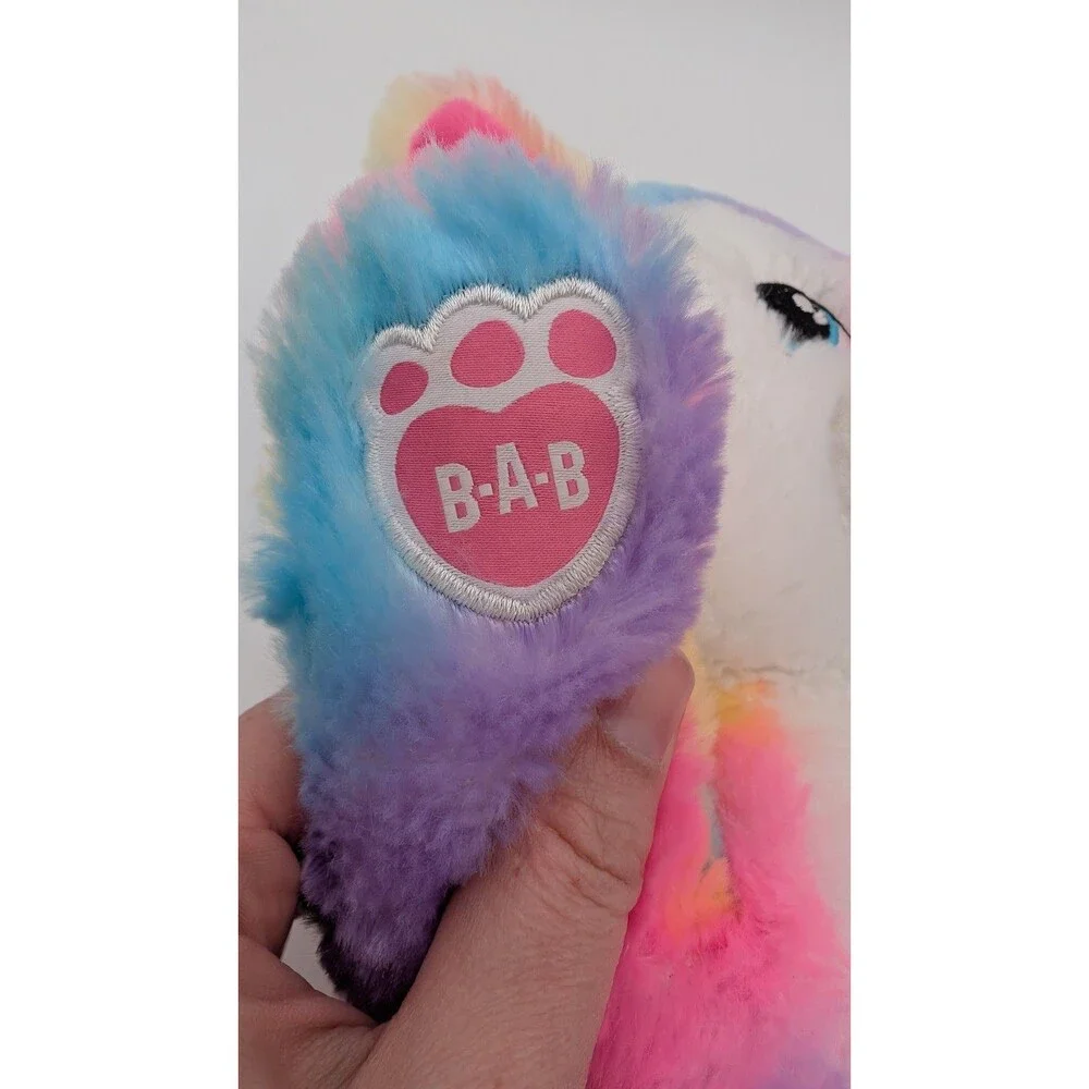 Build A Bear Great Wolf Lodge Rainbow Wolf Limited Edition Exclusive